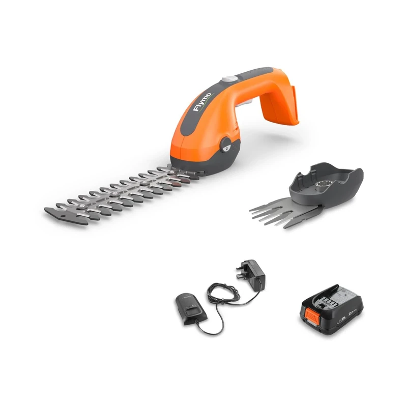Flymo 18V SimpliShear Power For All Battery 2-in-1 Grass and Hedge Shear with Battery and Charger Included