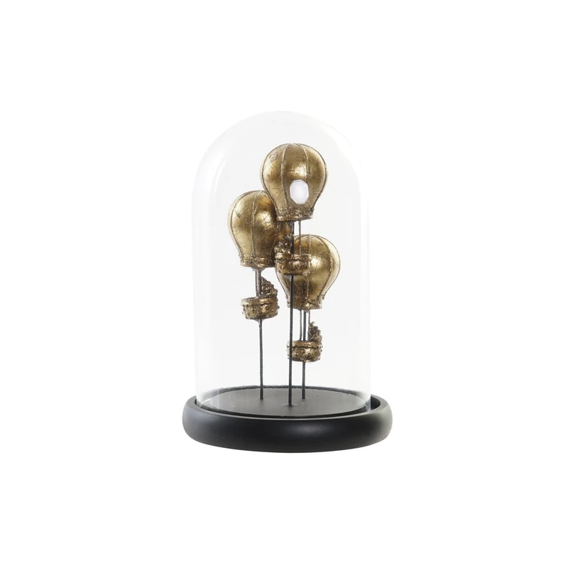 Crystal Resin Figure, 14 x 14 x 22 cm, Globes Dorado - Image 1