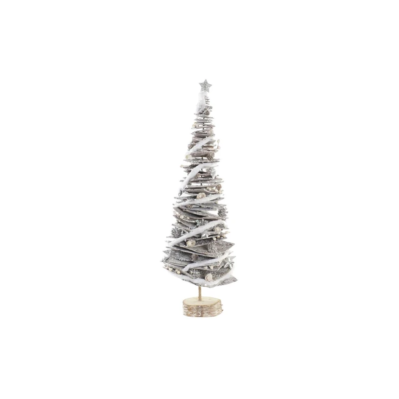 Arbol Abedul Corteza 34 x 34 x 102 cm Nevado Natural