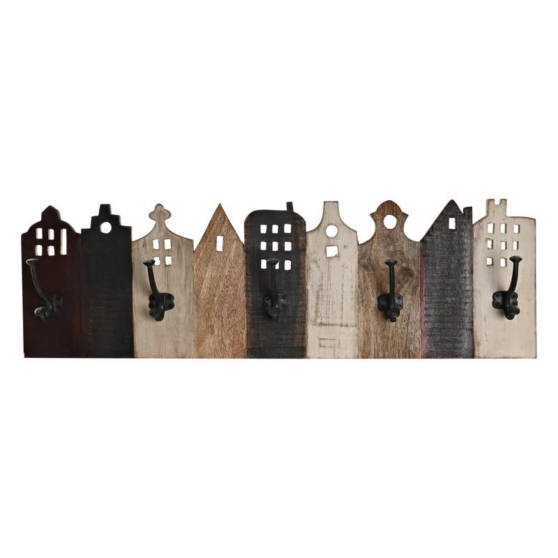 Perchero Painted Madera Metal 83.5 x 10 x 25 cm Natural