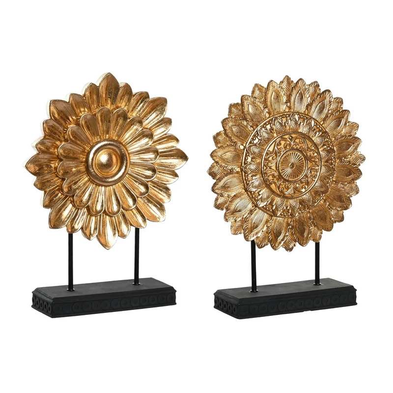 Decoration Resin Metal 25 x 8 x 34 Circle 2 Surt.