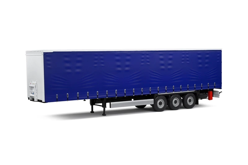 Solido 1:24 Tarpaulin Trailer Blue