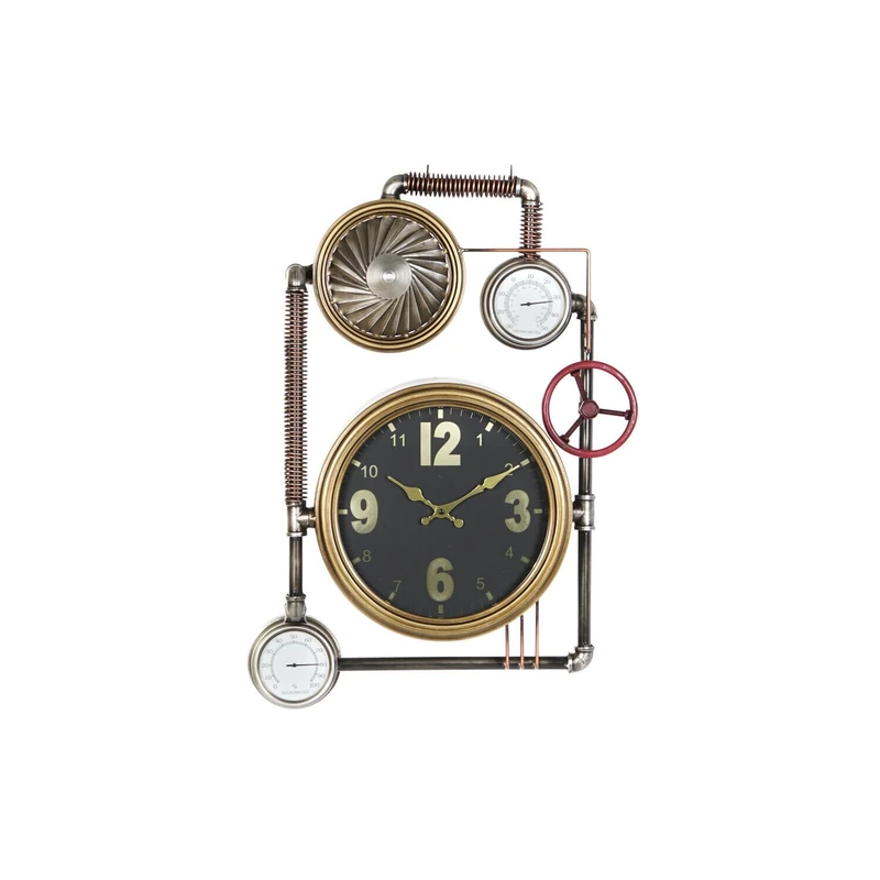 RELOJ PARED Hierro Crystal 50.5X12X73 Dorado - Image 1