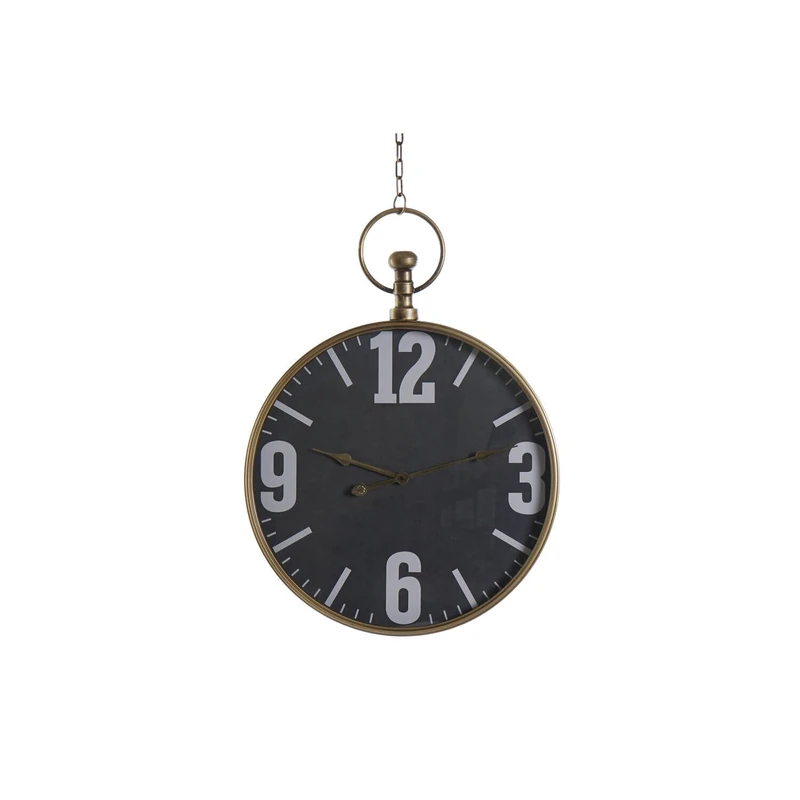 Reloj Hierro Crystal 60 x 6.5 x 80 cm Black