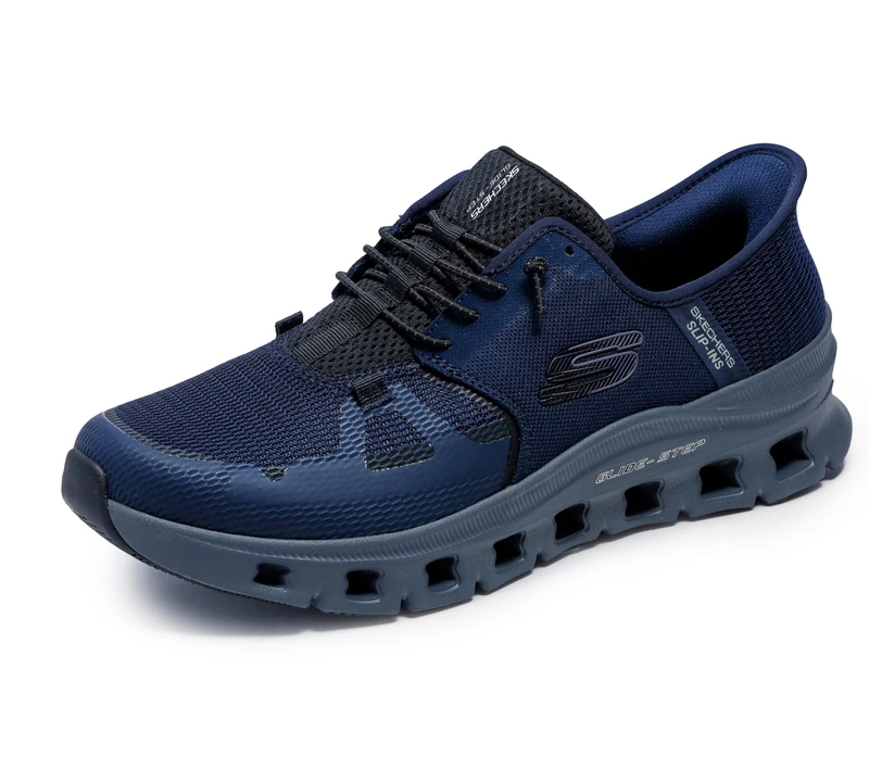 Glide-Step PRO Mens Trainers Navy/Charcoal - Image 1