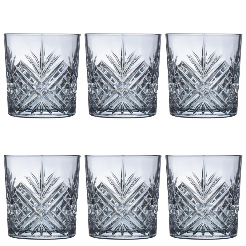 Arcoroc Broadway MAZZARINE Azul - Box of 6 Low Glasses Glass 30Cl - Image 1