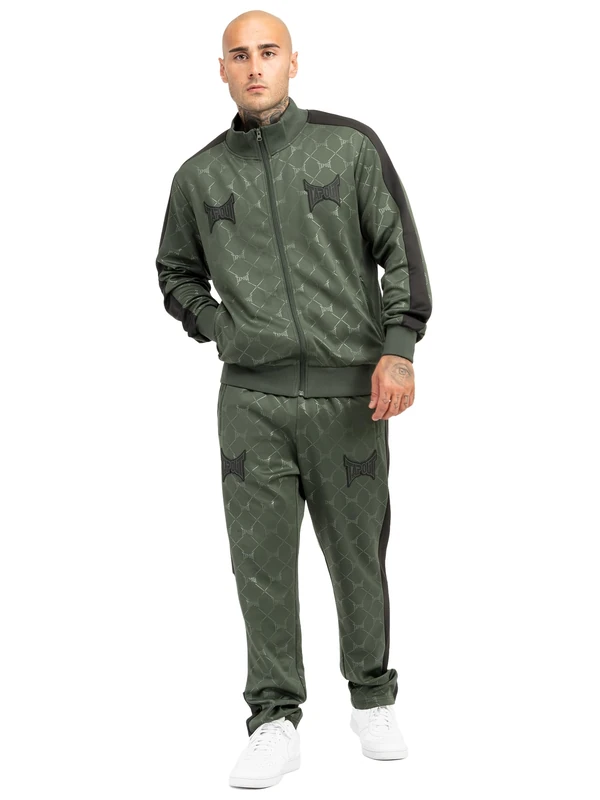 Tapout PUNKASS TRACK Men's Tracksuit, Regular Fit, Olive/Black, S