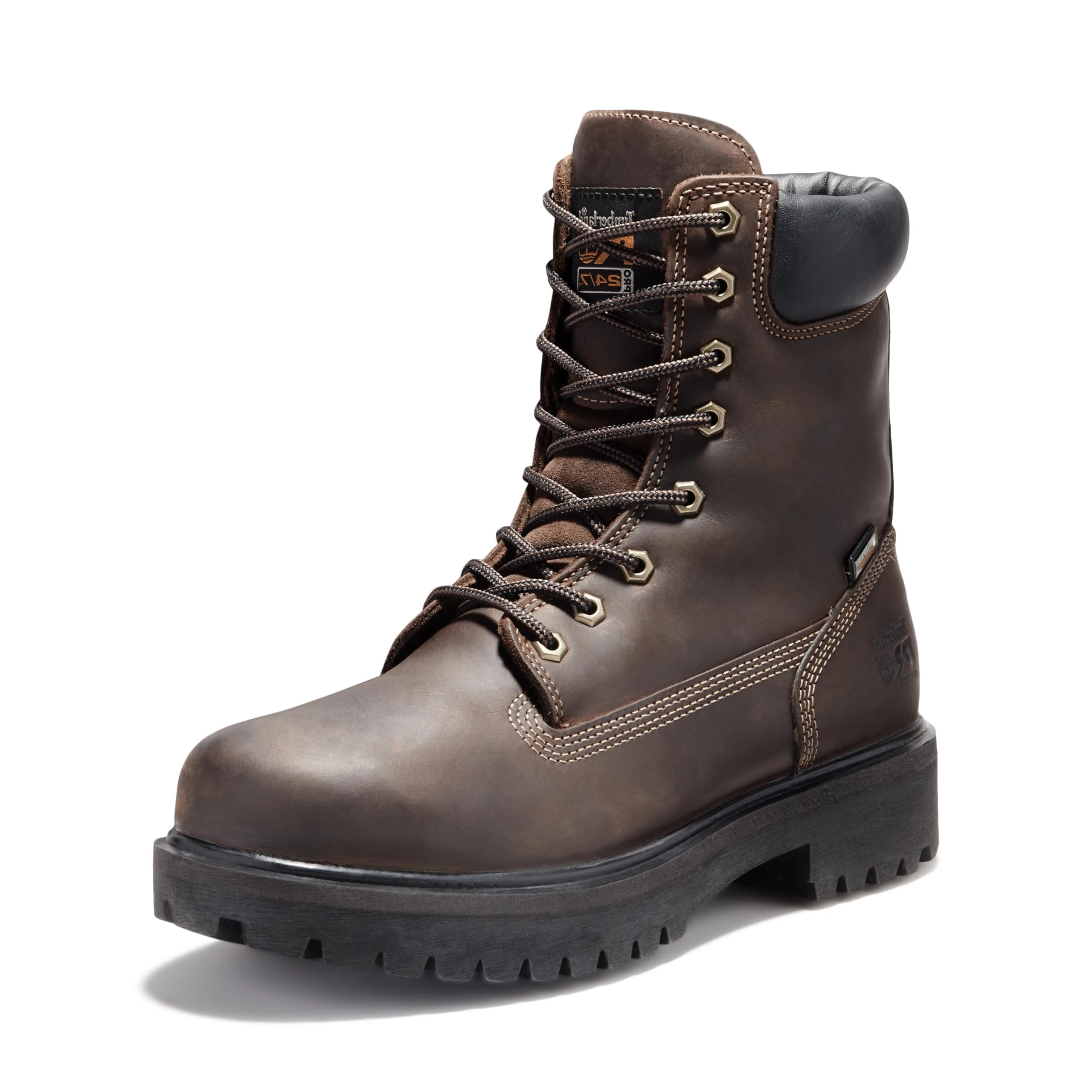 Timberland Men's Direct Attach 8 Inch Soft Toe Insulated Waterproof 8 Wp Ins 400G, Dark Brown, 15