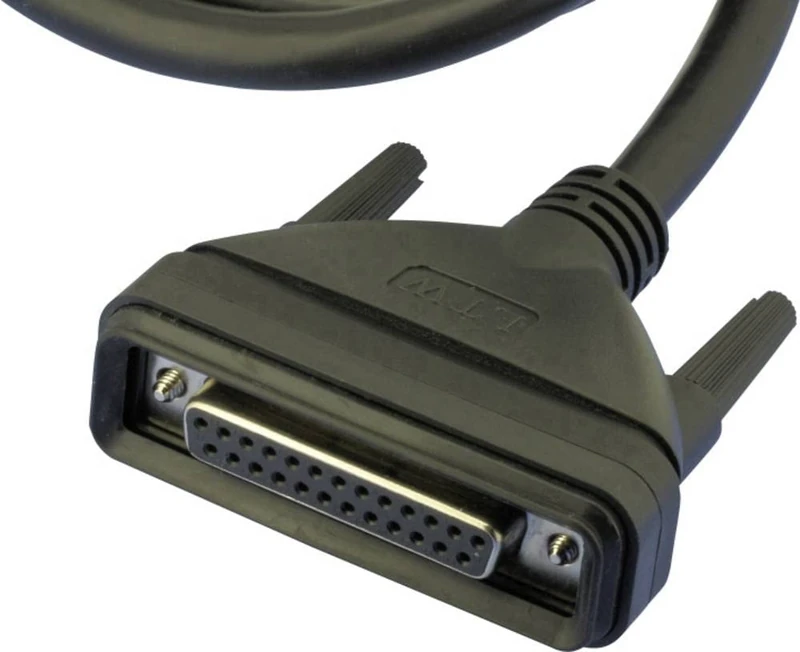 W & P Products D-SUB WA100-25-2-0200-00-0 Female Strip Number of Pins (Num): 25 Cable, Open End Pack of 1