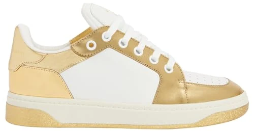 Giuseppe Zanotti, GZ94 Low Top Sneakers, 4.5, Gold