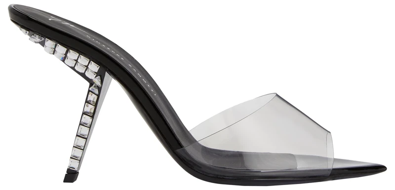 Giuseppe Zanotti, Mystero Sandals, 7, Black PVC