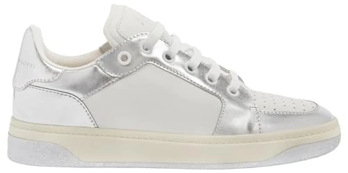 Giuseppe Zanotti, GZ94 Low Top Sneakers, 4.5, Silver