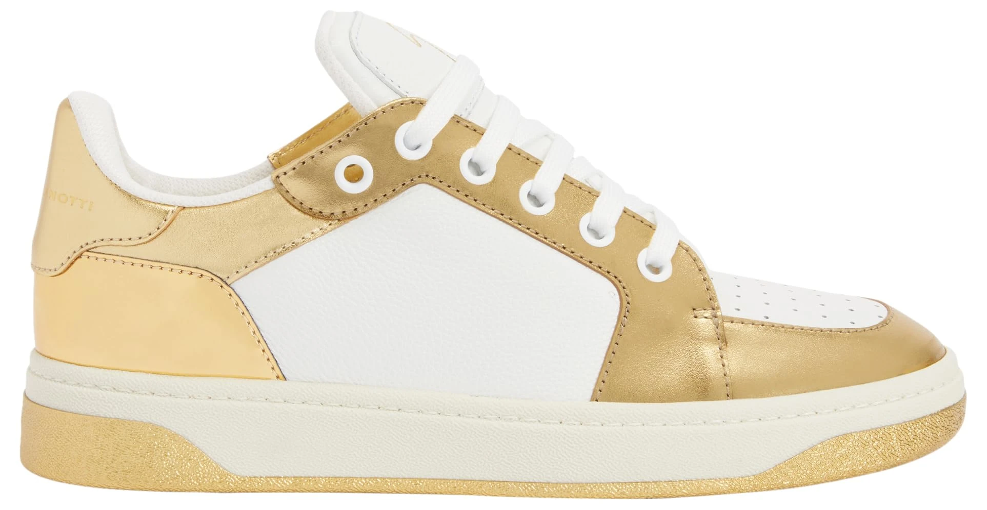Giuseppe Zanotti, GZ94 Low Top Sneakers, 9, Gold