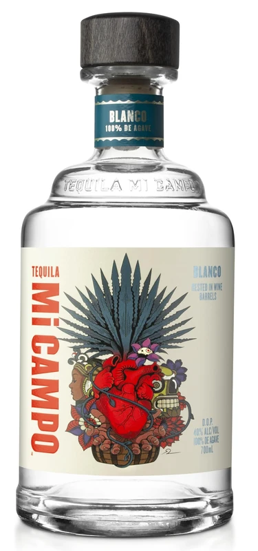 Mi Campo Blanco 100% Agave Tequila, 70cl