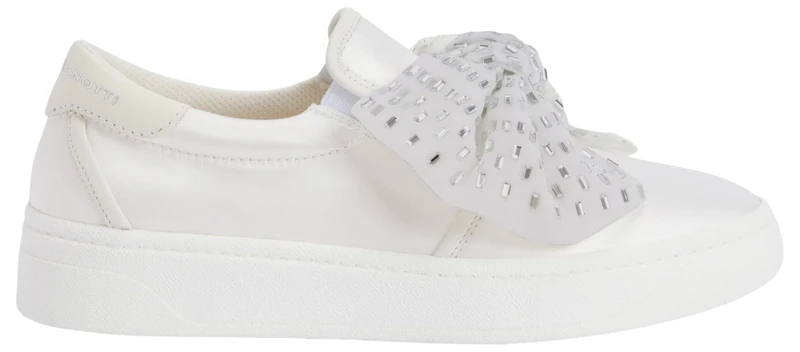 Giuseppe Zanotti, GZ94 Slip ons, 2, White Fabric