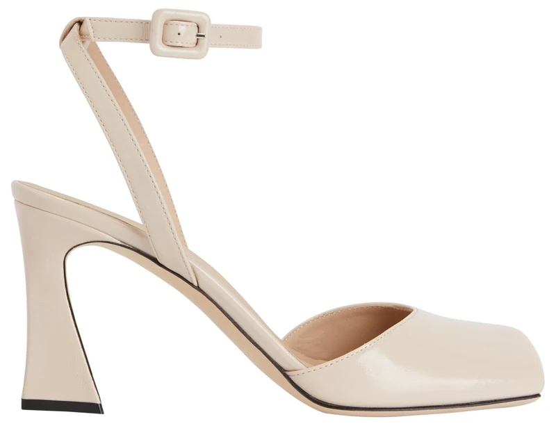 Giuseppe Zanotti Olivhe Beige Leather Sandals 8.5 - 85mm Heel