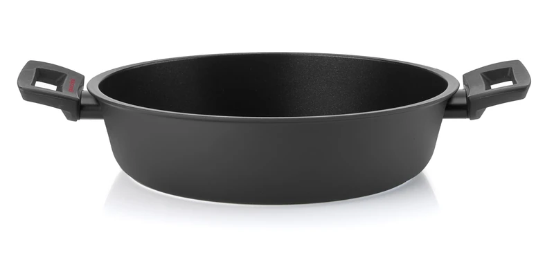 Guzzini - Cook&Plus, Non-Stick Low Casserole Ø28 cm - Black - 288262