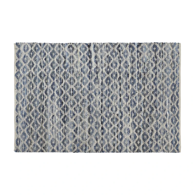 ALFOMBRA Algodon Tejano 120X180X1 Denim Denim Azul