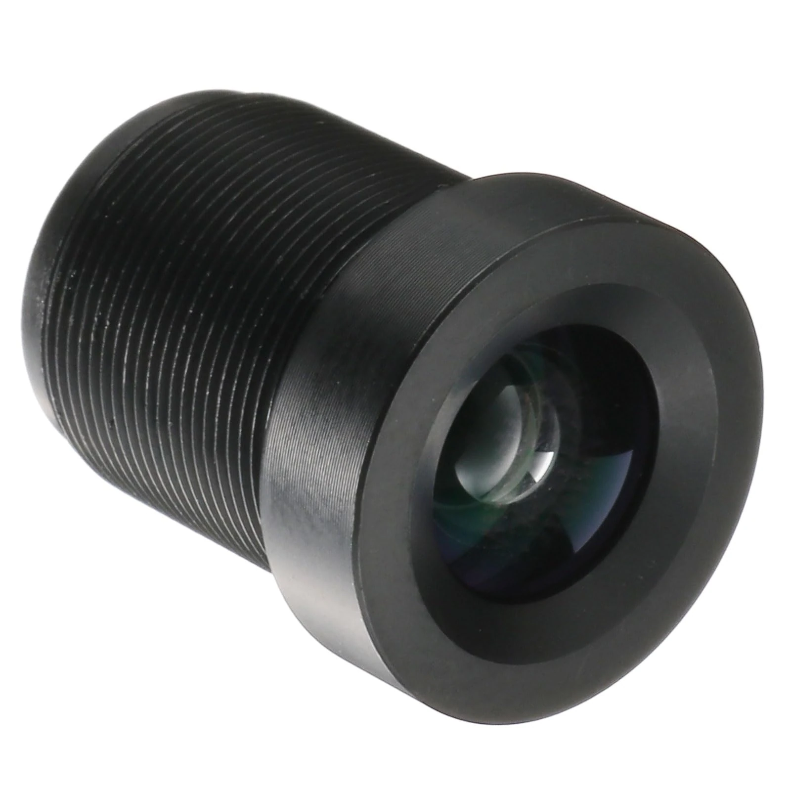 Sourcing Map 6mm CCTV Camera Lens 1080P F2.0 FPV Wide Angle Security Camera Lens M12 Mount, Black