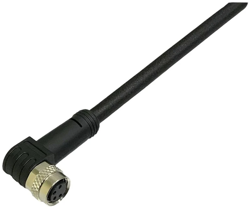BKL Electronic 2700016 Sensor/Actuator Connection Cable M8 Coupling Angled 5 m Number of Poles 4.5 Pack of 1