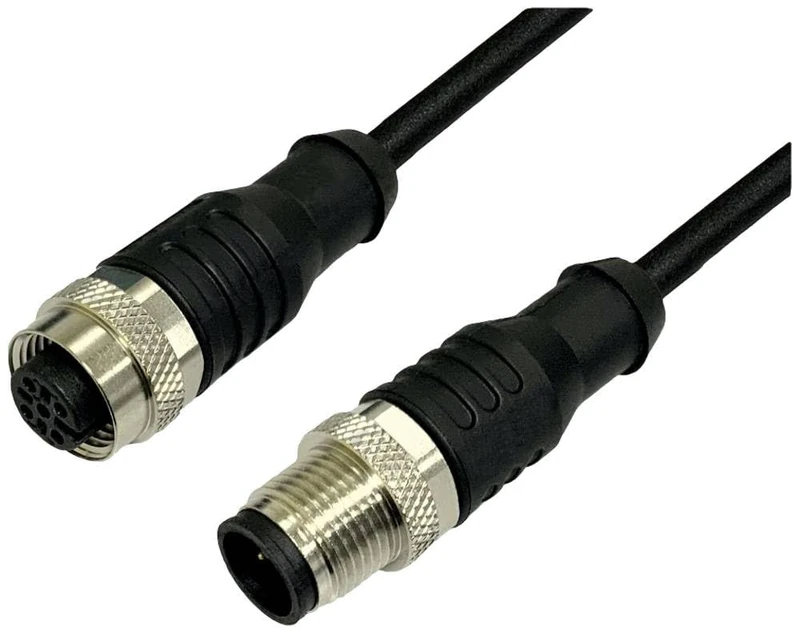 BKL Electronic 2702001 Sensor/Actuator Connection Cable M12 Coupling Straight 5 m Number of Poles 3 Pack of 1