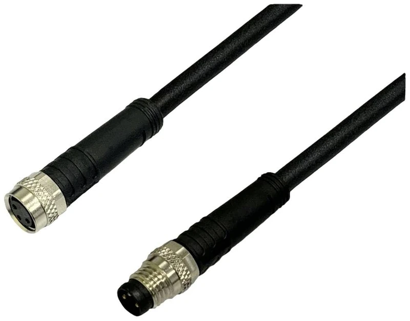 BKL Electronic 2700001 Sensor/Actuator Connection Cable M8 Coupling Straight 5 m Number of Poles 3 Pack of 1