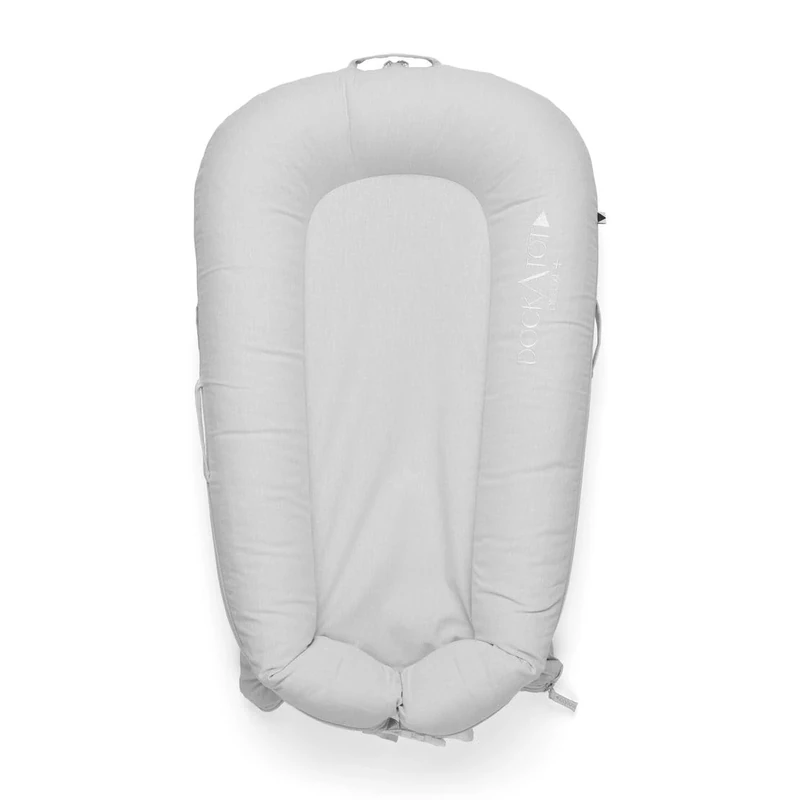 DockATot Deluxe+ Cover - Fog Grey Chambray