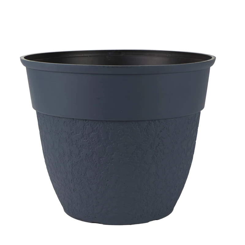 The HC Companies Planter, Resin, Slate Blue, 16"