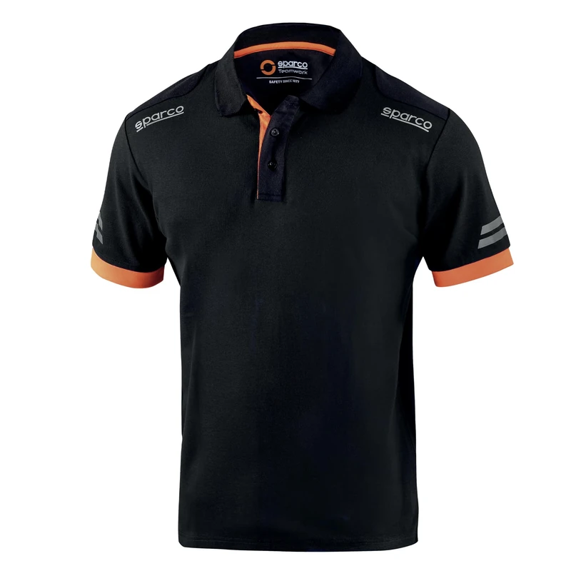 sparco Toledo Polo Shirt, Orange, S