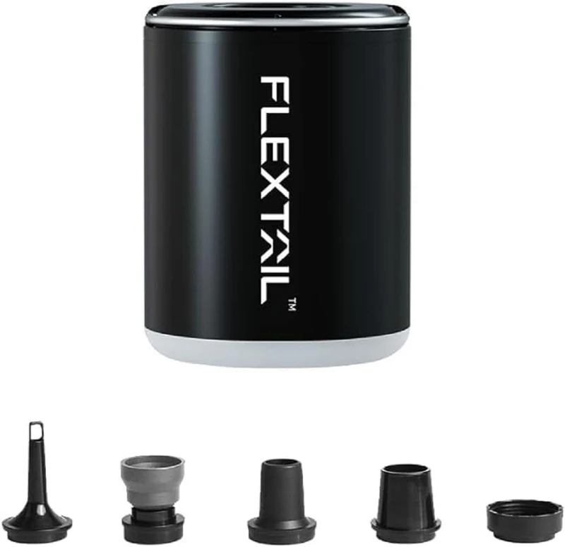 Portable 3-in-1 Air Pump Flextail Tiny Pump 2X (Black)