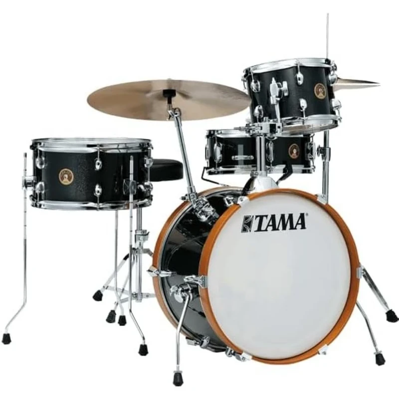 TAMA Club-JAM Shell Pack - Charcoal Mist (CCM) w/Hardware - 4-piece complete kit with 18" bass drum LJK48H4-CCM