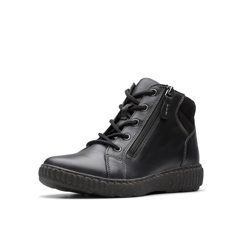 Clarks Women's Caroline Park Ankle Boot, Black Combi, 5, Black Combi, 2.5 UK