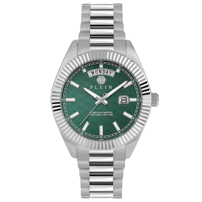 Philipp Plein Men Analogue Quartz Watch Date Superlative Gent