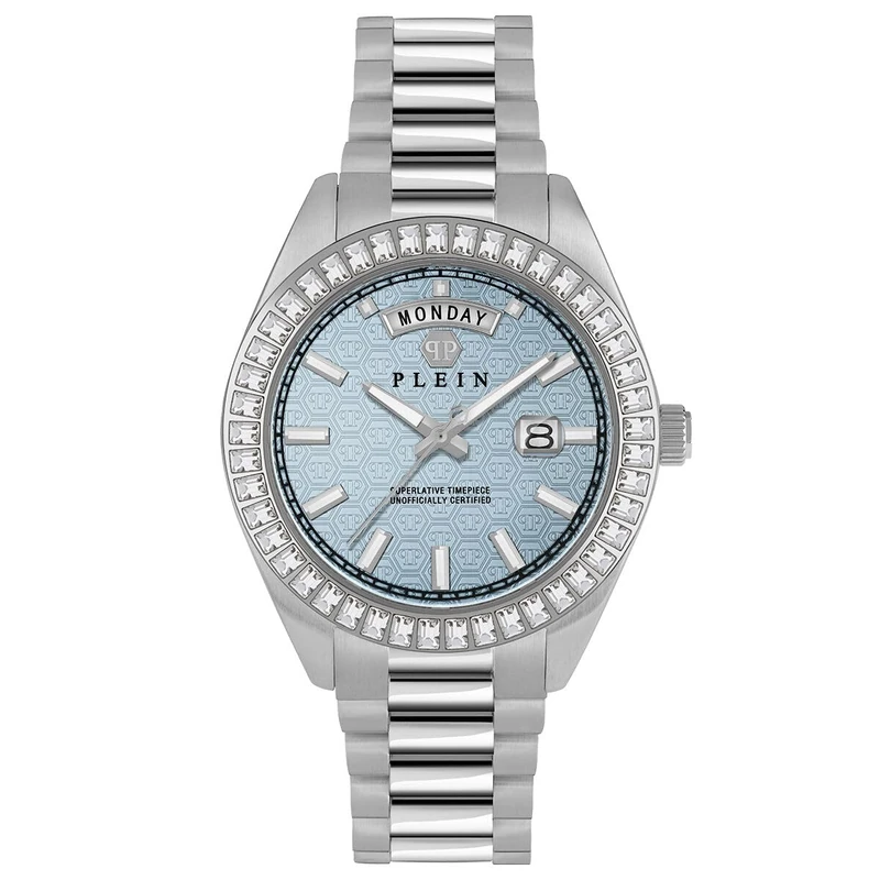 Philipp Plein Men Analogue Quartz Watch Date Superlative Gent
