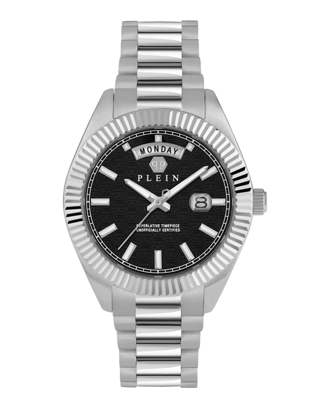 Philipp Plein Men Analogue Quartz Watch Date Superlative Gent