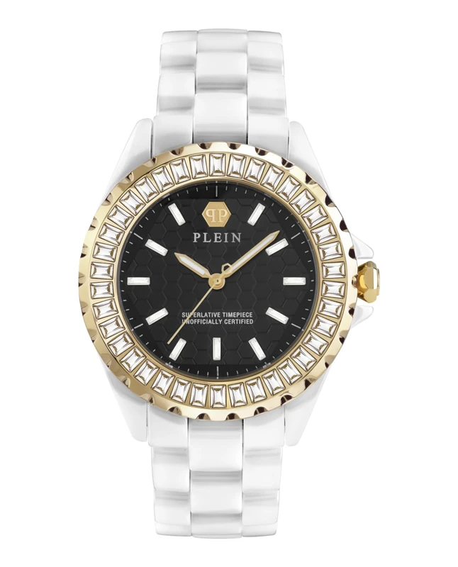 Philipp Plein PWPPA0224 Women's White Ceramic Analogue Watch