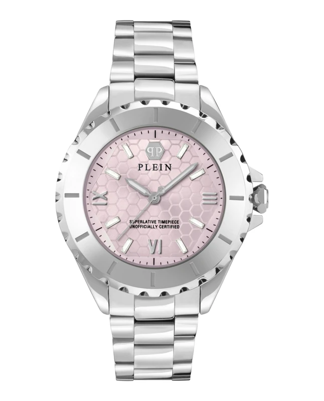 Philipp Plein Women's Analogue Quartz Watch with Stainless Steel Strap PWPOA0324