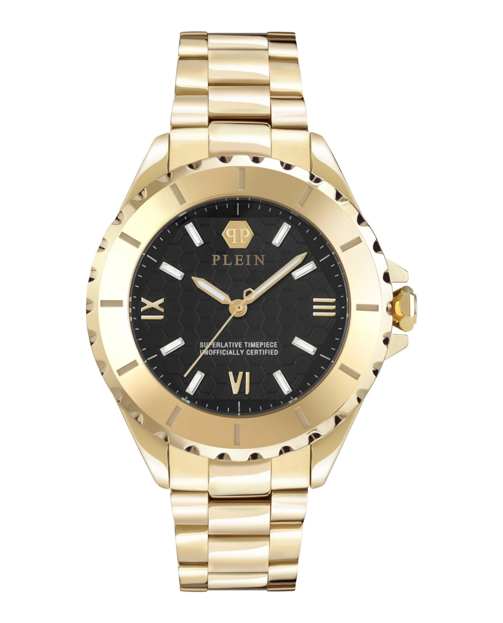 Philipp Plein Women Analogue Quartz Watch with Stainless Steel Strap PWPOA0524