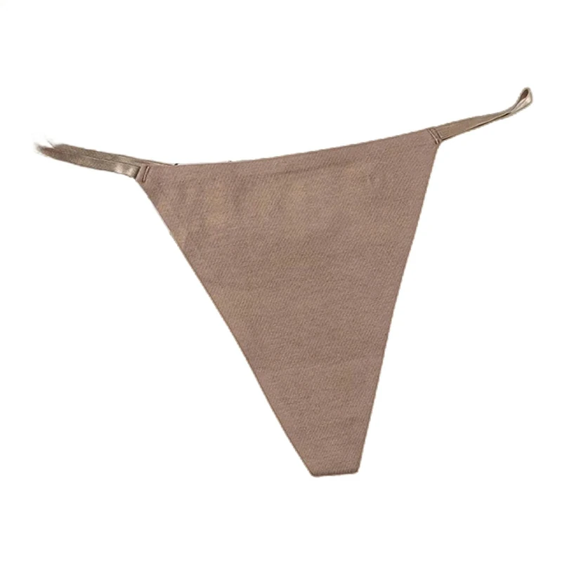 VHPNWJOB Women T-Shaped Waist Invisible Thong G-String - Coffee L