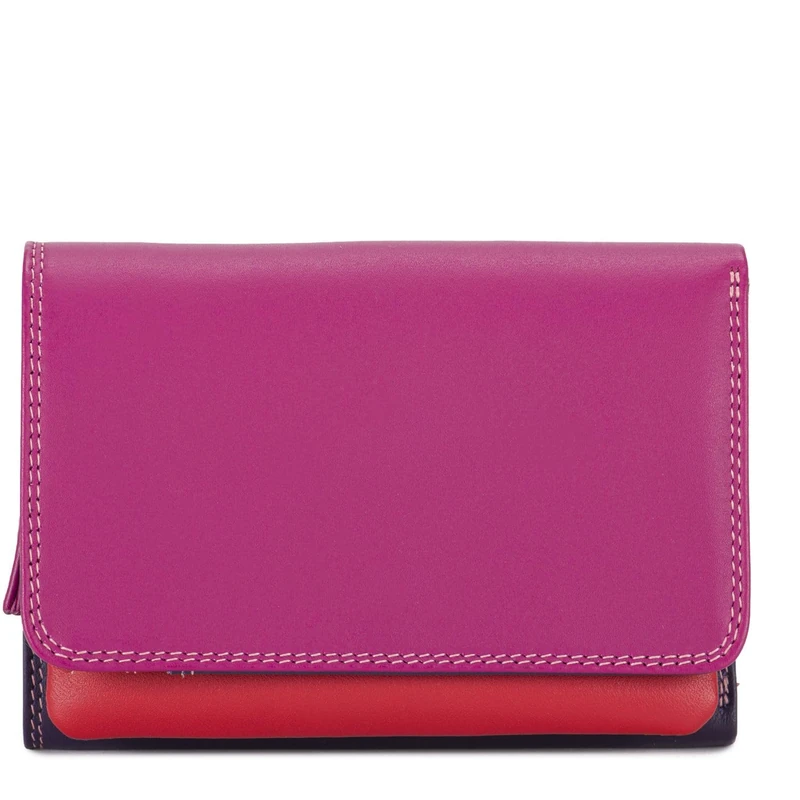 mywalit Unisex's Trifold Purse Wallet, Sangria Multi, One Size