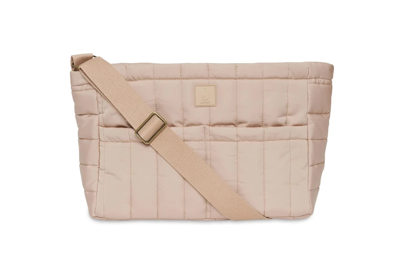 Jollein Unisex Pushchair Bag Mom Bag (Pack of 1), biscuit, 30x21x11 cm, Contemporary