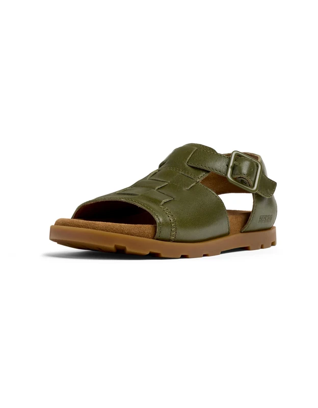 Camper Unisex Children's Brutus Sandal K800585 Fisherman, Medium Green 001, 11 UK - Image 1
