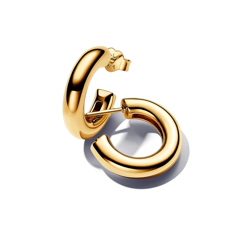 Pandora Essence 14k Gold-plated hoop earrings
