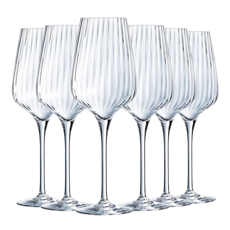 Chef&Sommelier Symétrie Collection 6 Stemmed Glasses 55 cl Made in France Reinforced Packaging