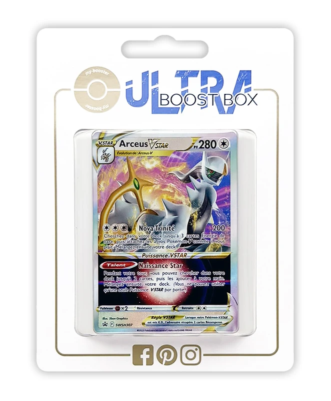 my-booster Pokémon Company SWSH09-FR-UB-SWSH307, Multi-Colour