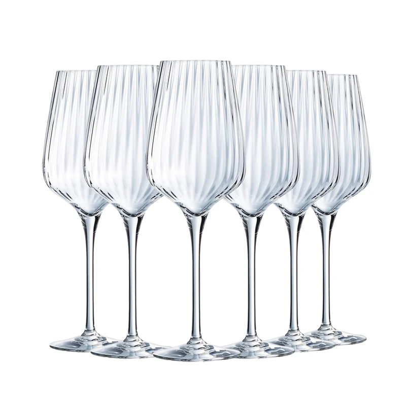 Chef&Sommelier Symétrie Collection 6 Stemmed Glasses 35 cl Made in France Reinforced Packaging