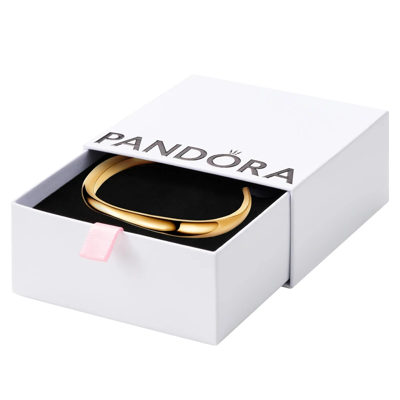 Pandora Essence 14k Gold-plated open bangle, 3