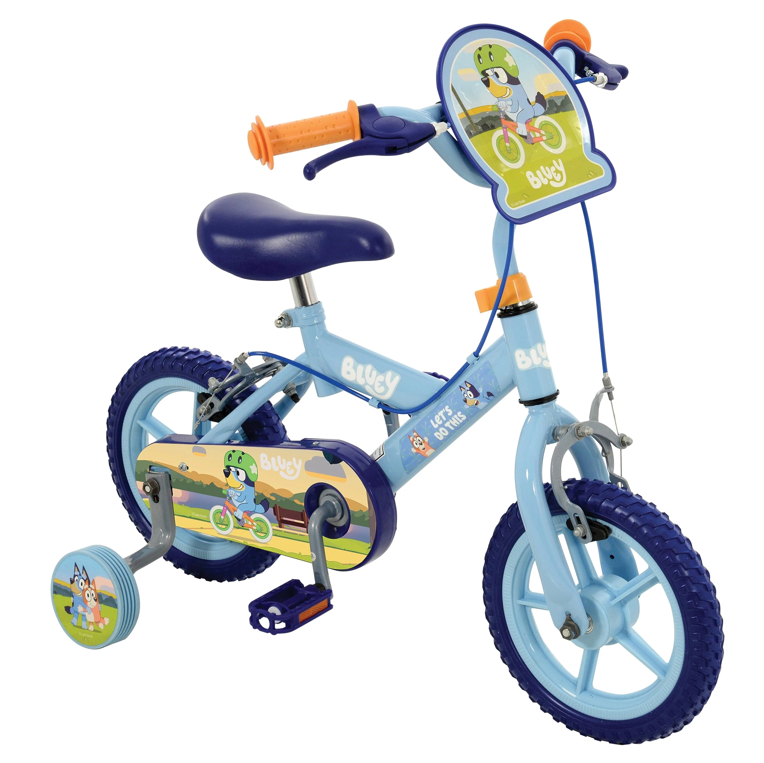Bluey 12inch Bike - Bicycle for Children aged 3+ years, Blue