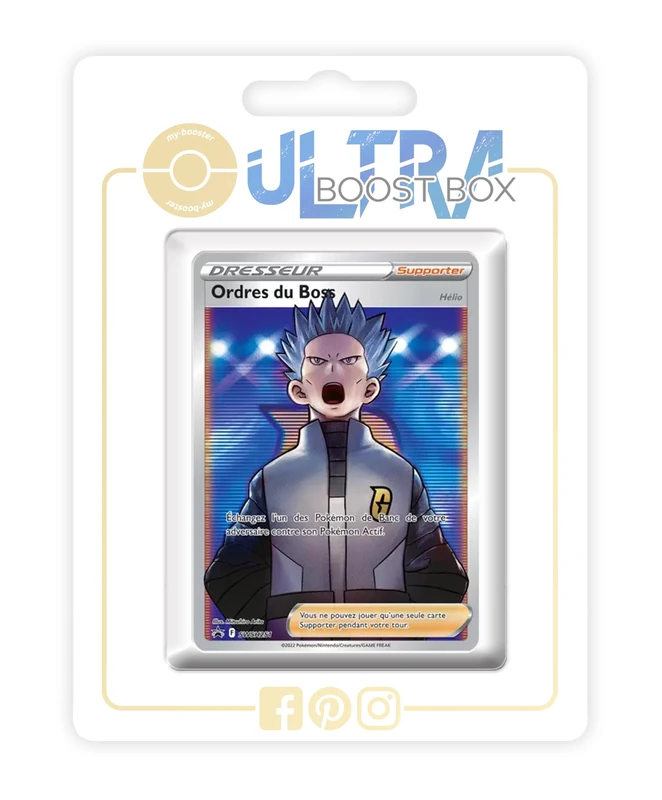Boss's Orders (Helio) SWSH251 Full Art Ultraboost X Sword & Shield 9 - Sparkling Stars - Box of 10 French Pokemon Cards