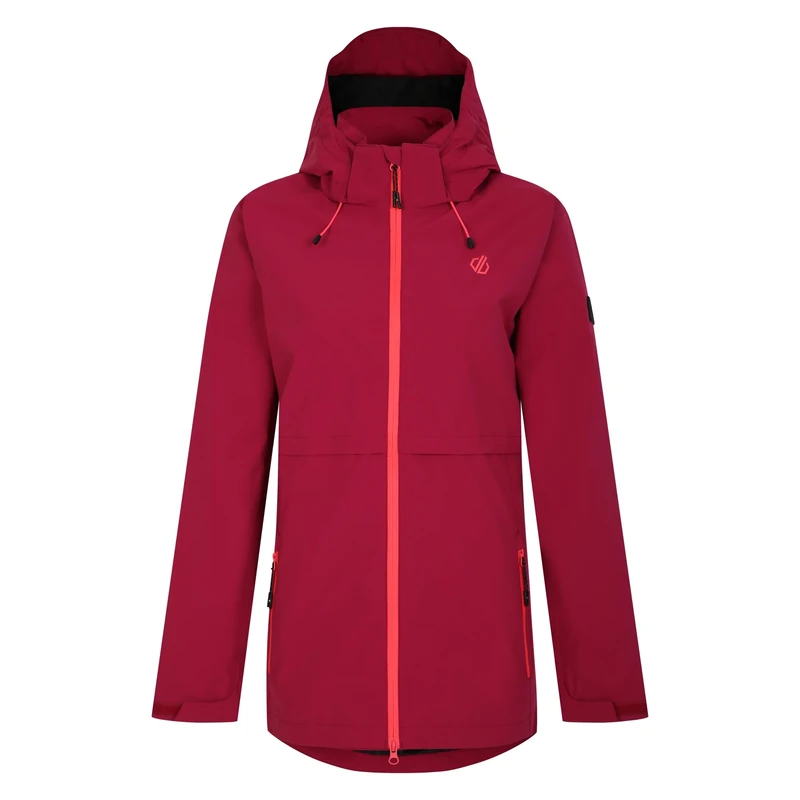 Dare 2b Women's Switch Up II Waterproof Jacket with ARED Technology and Detachable Hood, Stretchable, Breathable & Water Repellent - Perfect for Outdoors, Hiking, Walking & Camping